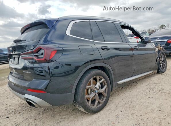 5UX43DP01N9K34316 2022 BMW X3 Black 