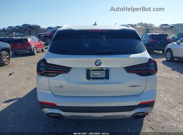 5UX43DP01P9S02520 2023 BMW X3 White 