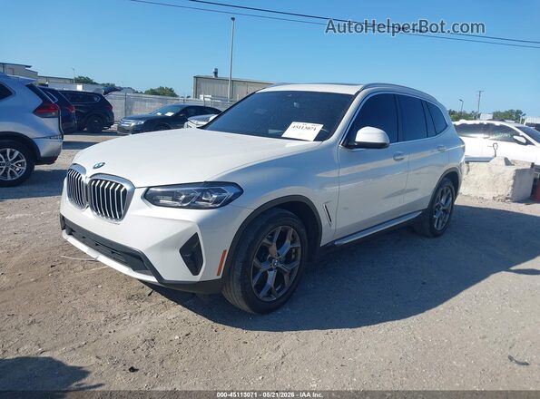 5UX43DP01P9S02520 2023 BMW X3 White 