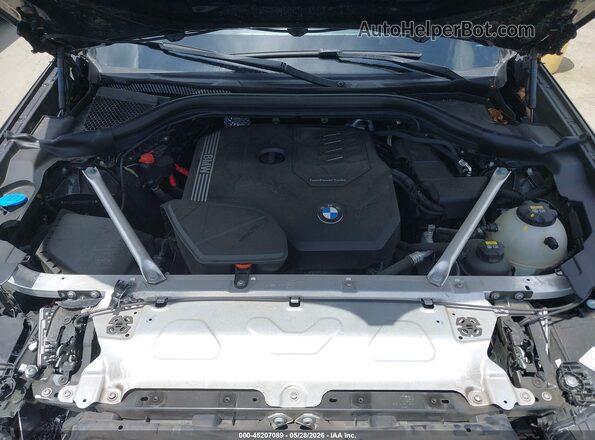 5UX43DP02N9K07710 2022 BMW X3 Black Հետևի տեսք