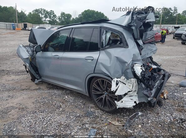 5UX43DP02N9N32504 2022 BMW X3 Gray Задня ліва чверть