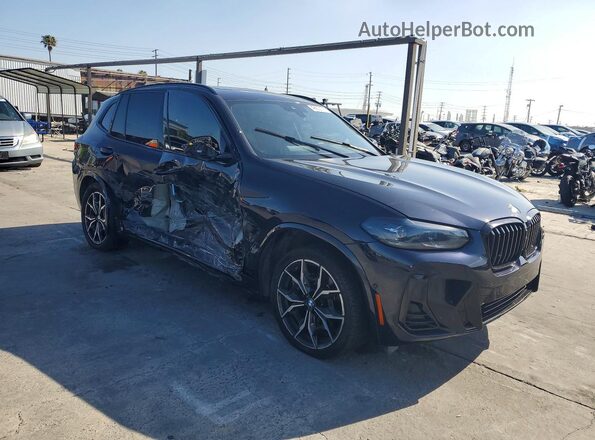 5UX43DP02P9S75489 2023 BMW X3 Black 