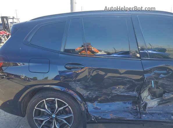 5UX43DP02P9S75489 2023 BMW X3 Black 