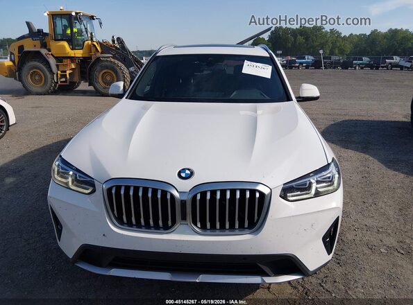5UX43DP03P9R46068 2023 BMW X3 White 