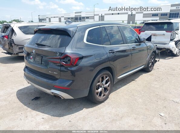 5UX43DP05P9P35910 2023 BMW X3 Gray Tył prawy