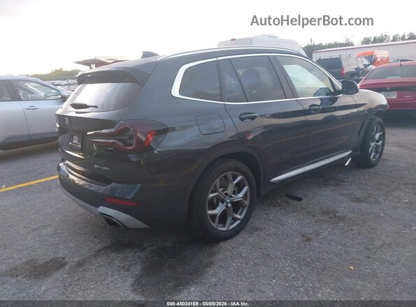 5UX43DP05R9V76891 2024 BMW X3 Black უკანა მარჯვენა