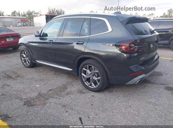 5UX43DP05R9V76891 2024 BMW X3 Black უკანა მარცხენა
