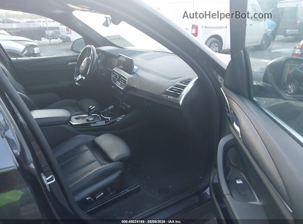 5UX43DP05R9V76891 2024 BMW X3 Black წინა სალონის ხედი