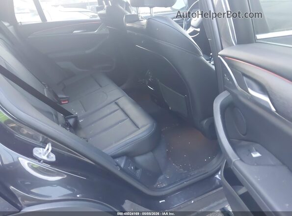 5UX43DP05R9V76891 2024 BMW X3 Black VIN კოდის სტიკერის ხედი