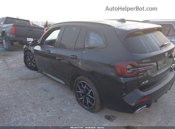 5UX43DP07R9V35601 2024 BMW X3 Black Հետևի ձախ