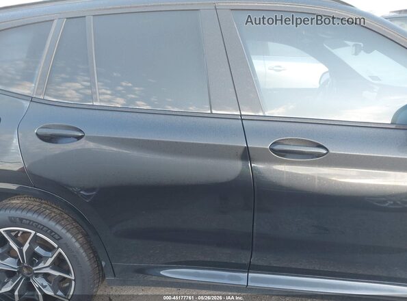 5UX43DP07R9V35601 2024 BMW X3 Black Սալոնի հետևի տեսք