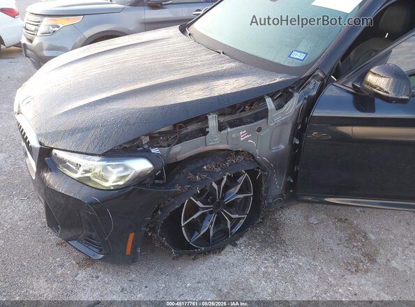 5UX43DP07R9V35601 2024 BMW X3 Black Դիմացի տեսք