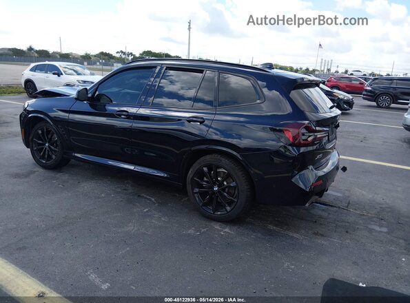 5UX43DP07R9V36795 2024 BMW X3 Черный Задняя левая четверть