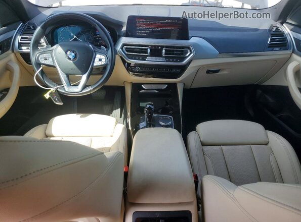 5UX43DP09N9M83639 2022 BMW X3 Charcoal Вид панелі приладів