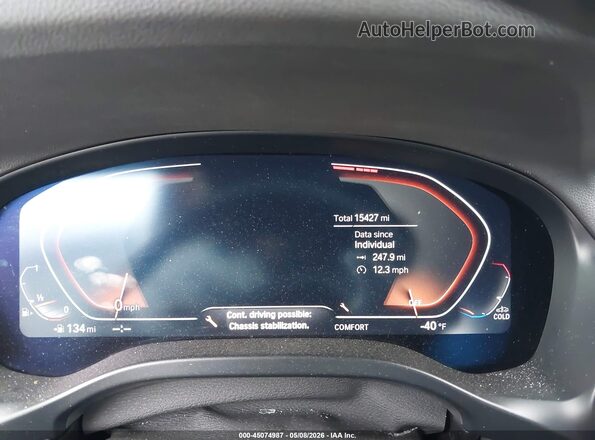 5UX43DP09R9W02022 2024 BMW X3 Black Vista de los asientos traseros