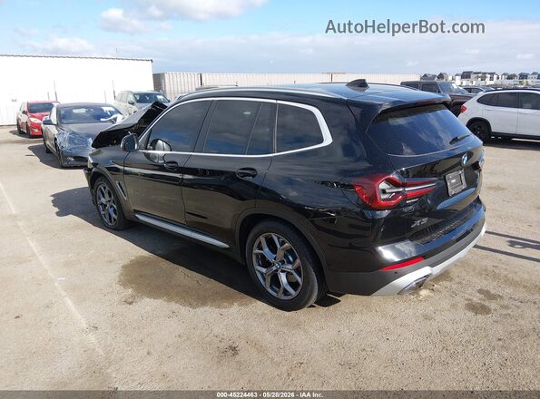 5UX43DP0XP9S73702 2023 BMW X3 Черный Задняя левая четверть