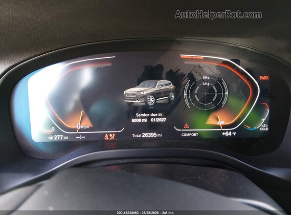 5UX43DP0XP9S73702 2023 BMW X3 Черный Вид задних сидений