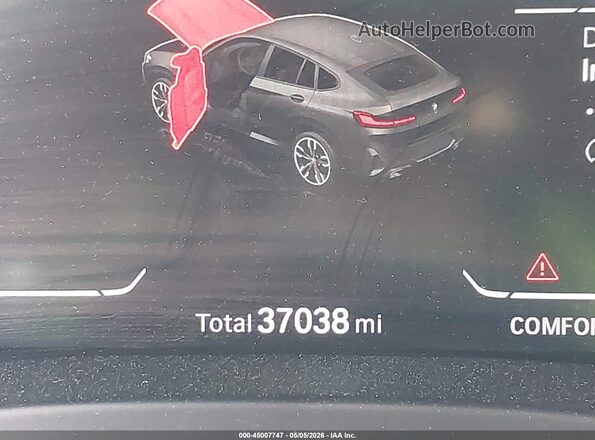 5UX43DT03P9P77661 2023 BMW X4 Black 