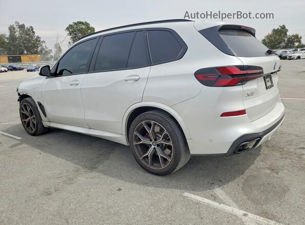 5UX43EU01S9X77204 2025 BMW X5 White Trasero izquierdo