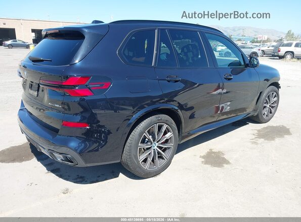 5UX43EU02S9X83822 2025 BMW X5 Black Rear right