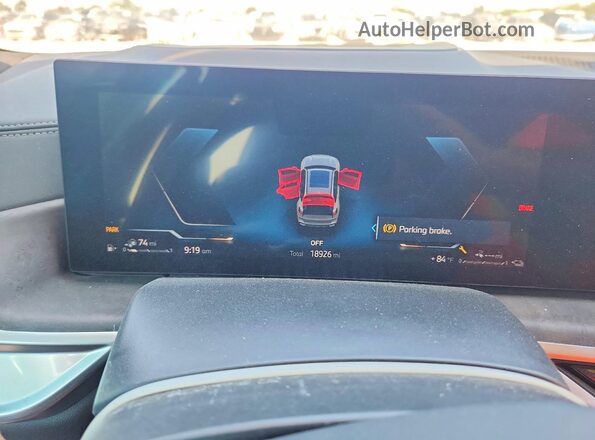5UX43EU04S9X54774 2025 BMW X5 Серебряный Вид щитка приборов