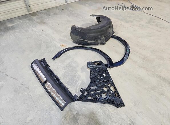 5UX43EX09S9Y95769 2025 BMW X6 Blue Widok naklejki z numerem VIN