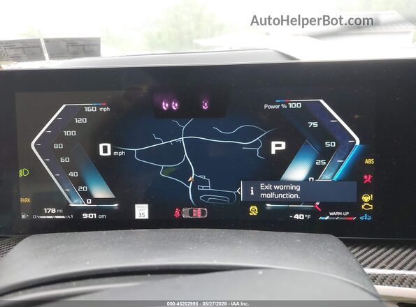 5UX43EX0XS9X60915 2025 BMW X6 Black Widok tylnych siedzeń