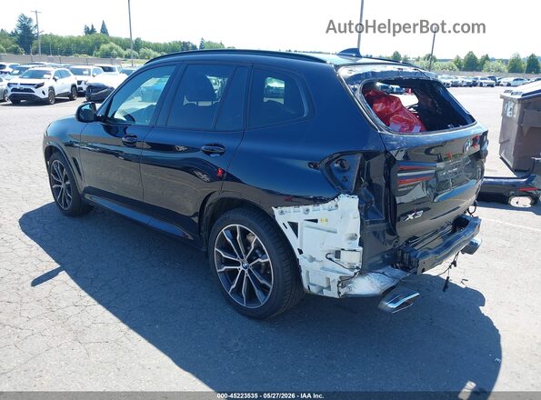5UX53DP00N9M86966 2022 BMW X3 Blue Задня ліва чверть