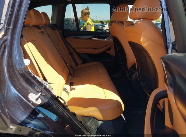 5UX53DP00N9M86966 2022 BMW X3 Blue Вид наклейки з VIN-кодом