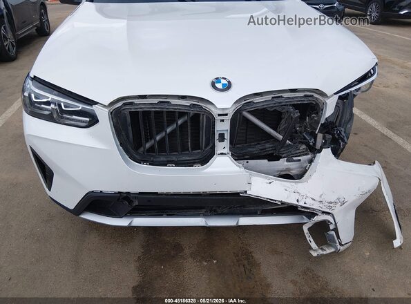 5UX53DP01N9J50159 2022 BMW X3 White 
