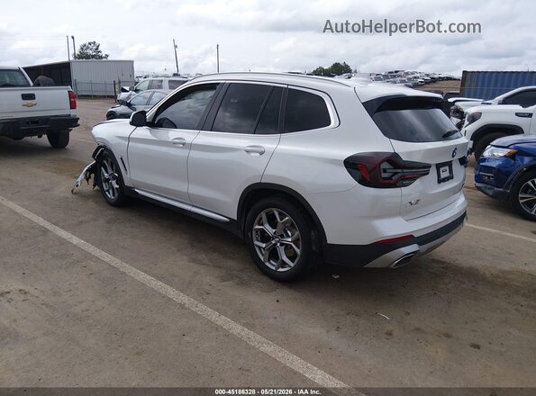 5UX53DP01N9J50159 2022 BMW X3 White Задня ліва чверть