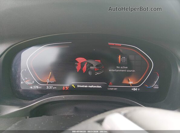 5UX53DP01N9J50159 2022 BMW X3 White Вид задніх сидінь