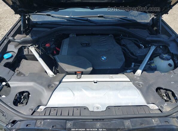 5UX53DP01N9M86877 2022 BMW X3 Black უკანა ხედი