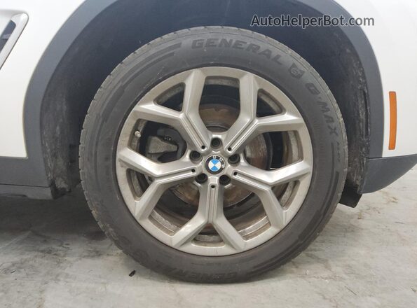5UX53DP02N9J75183 2022 BMW X3 White 