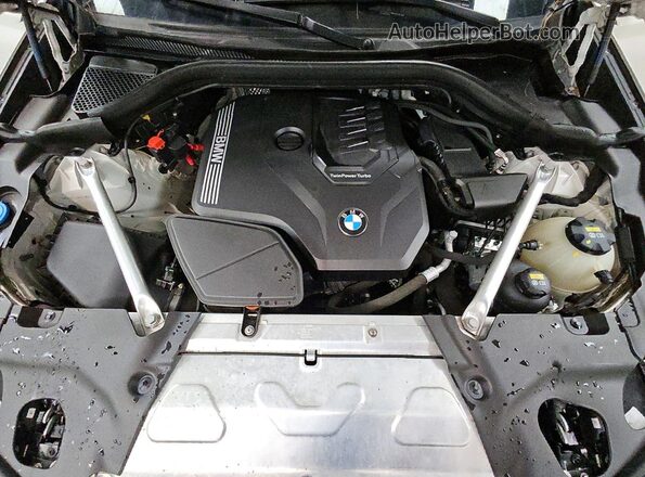 5UX53DP02N9J75183 2022 BMW X3 White Вид підкапотного простору