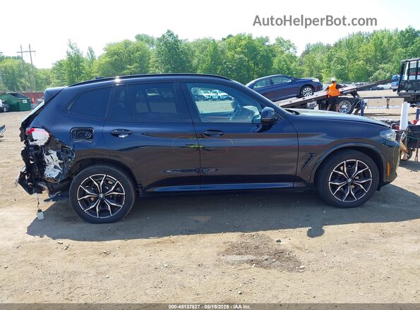 5UX53DP03R9X20880 2024 BMW X3 Dark Blue Vista interior trasera