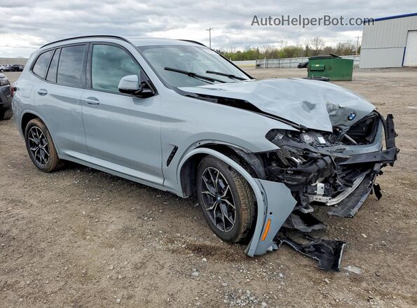 5UX53DP04P9T00140 2023 BMW X3 Gray 
