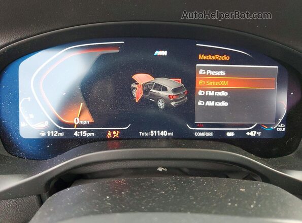 5UX53DP04P9T00140 2023 BMW X3 Gray 