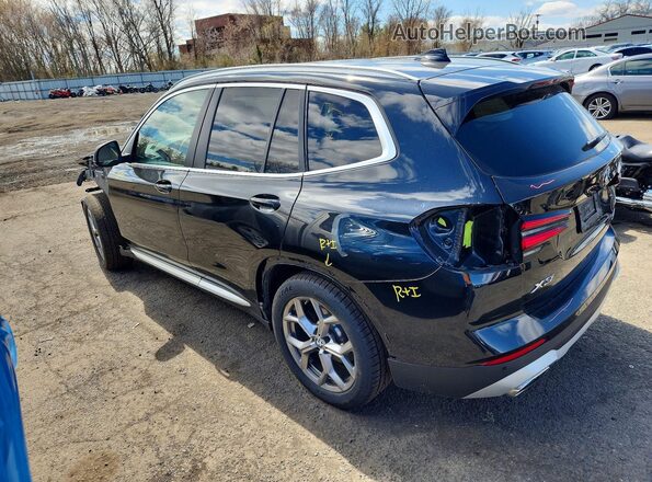 5UX53DP05R9U29460 2024 BMW X3 Black Tył lewy