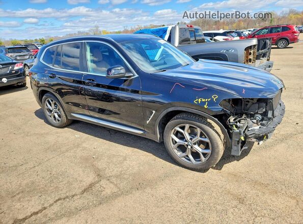 5UX53DP05R9U29460 2024 BMW X3 Black Przód prawy