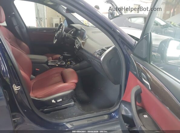 5UX53DP07P9P84787 2023 BMW X3 Dark Blue Front interior view