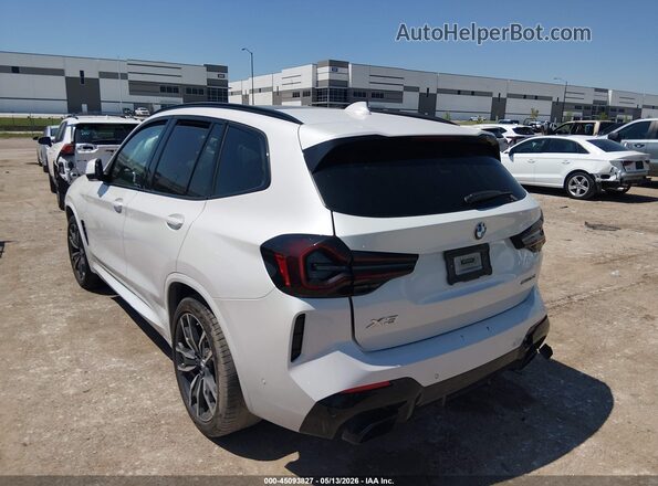 5UX53DP08P9P05630 2023 BMW X3 Белый Задняя левая четверть