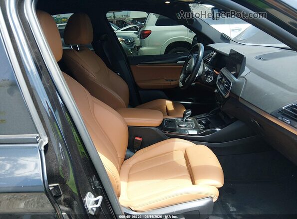 5UX53DP08P9S81480 2023 BMW X3 Black წინა სალონის ხედი