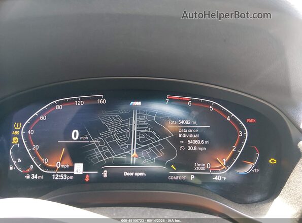 5UX53DP08P9S81480 2023 BMW X3 Black უკანა სავარძლების ხედი