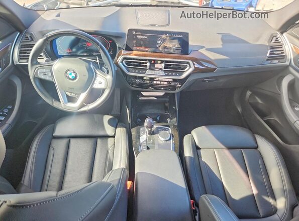 5UX53DP09P9R83940 2023 BMW X3 White Вид панелі приладів
