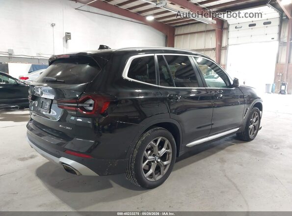 5UX53DP09R9X15103 2024 BMW X3 Черный Задняя правая четверть