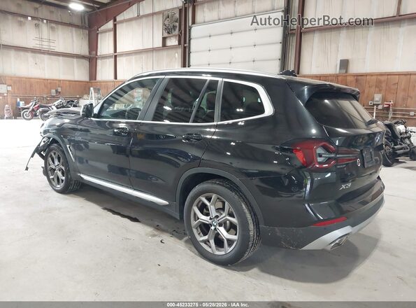 5UX53DP09R9X15103 2024 BMW X3 Черный Задняя левая четверть