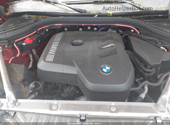 5UX53GP01S9019861 2025 BMW X3 Red Հետևի տեսք