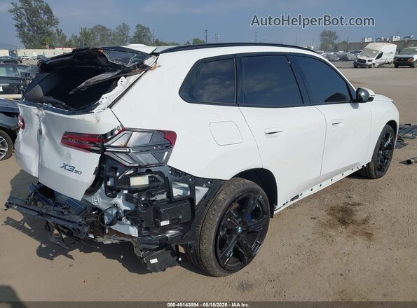 5UX53GP01T9403592 2026 BMW X3 White Հետևի աջ