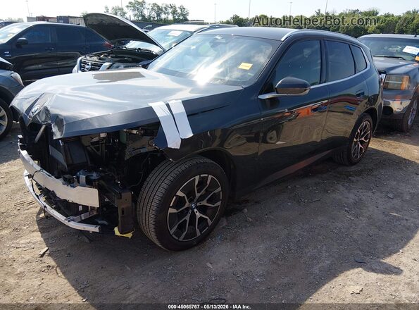 5UX53GP06S9017233 2025 BMW X3 Black Przód lewy